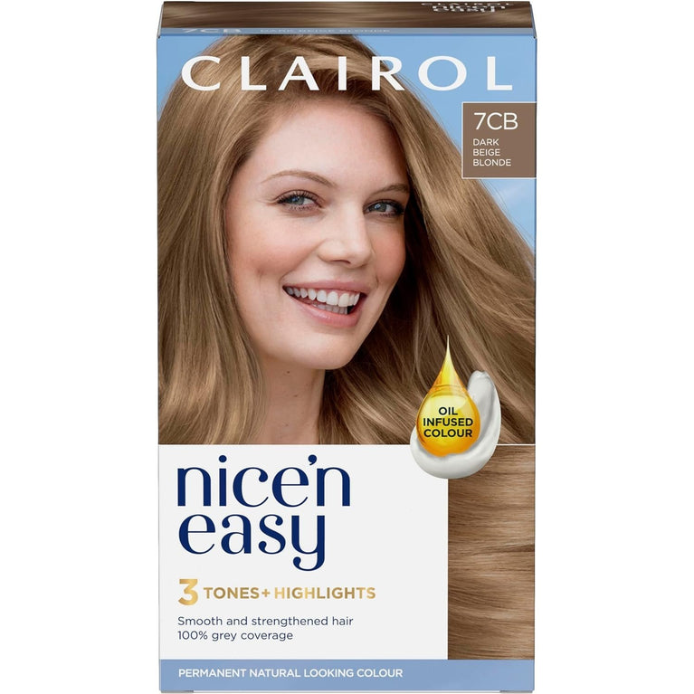 Clairol Natural Blend Oil-Infused Crème Hair Dye, Cool Beige Blonde