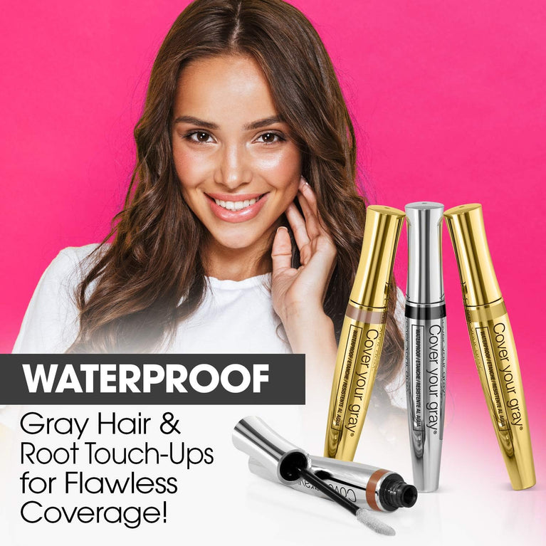 "Irene Gari" Instant Touch Up To Cover Your Gray Brush In Hair Mascara (Jet Black) 7 grams