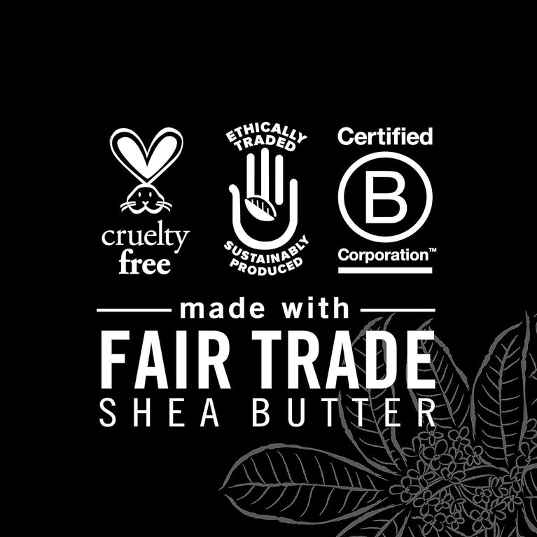 Organic Shea Moisture African Black Soap Bar with Shea Butter, 8oz