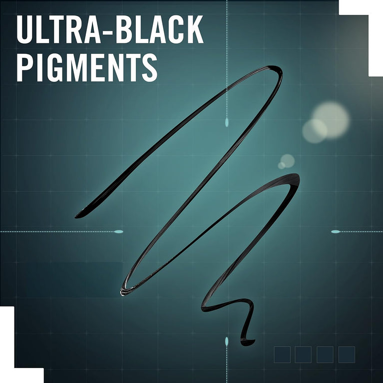 Rimmel London Scandaleyes Waterproof Intense Black Eyeliner with 24 Hour Wear