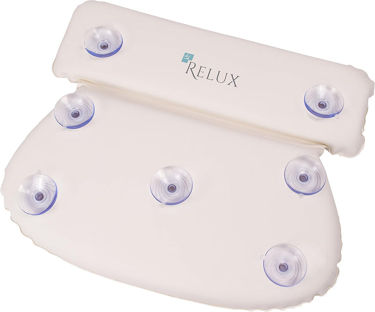 Ergonomic Waterproof Bath Pillow with Non-Slip Suction Cups for Ultimate Home Spa Comfort