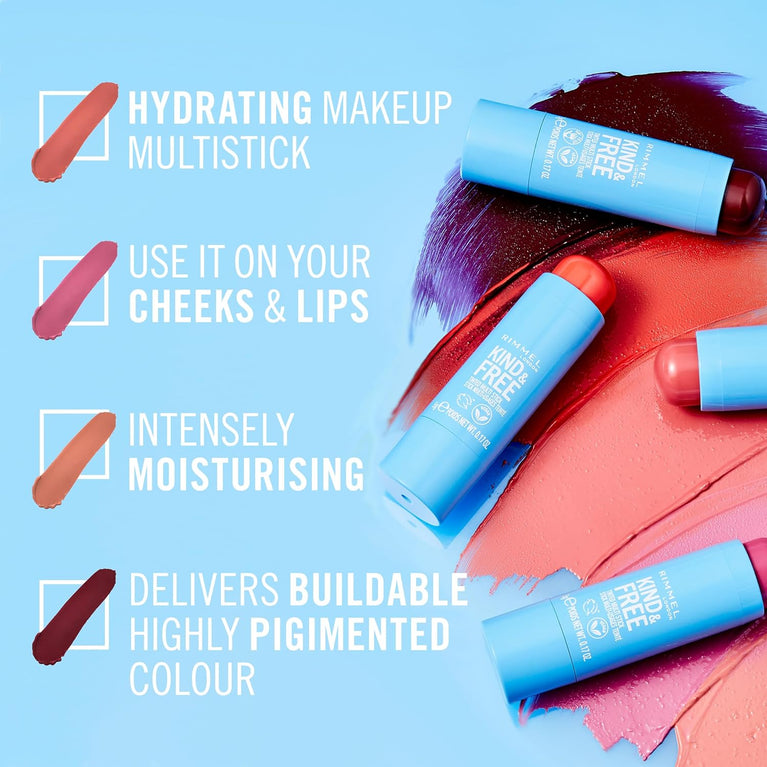 Rimmel Kind & Free Peachy Cheeks Multi-Use Beauty Stick