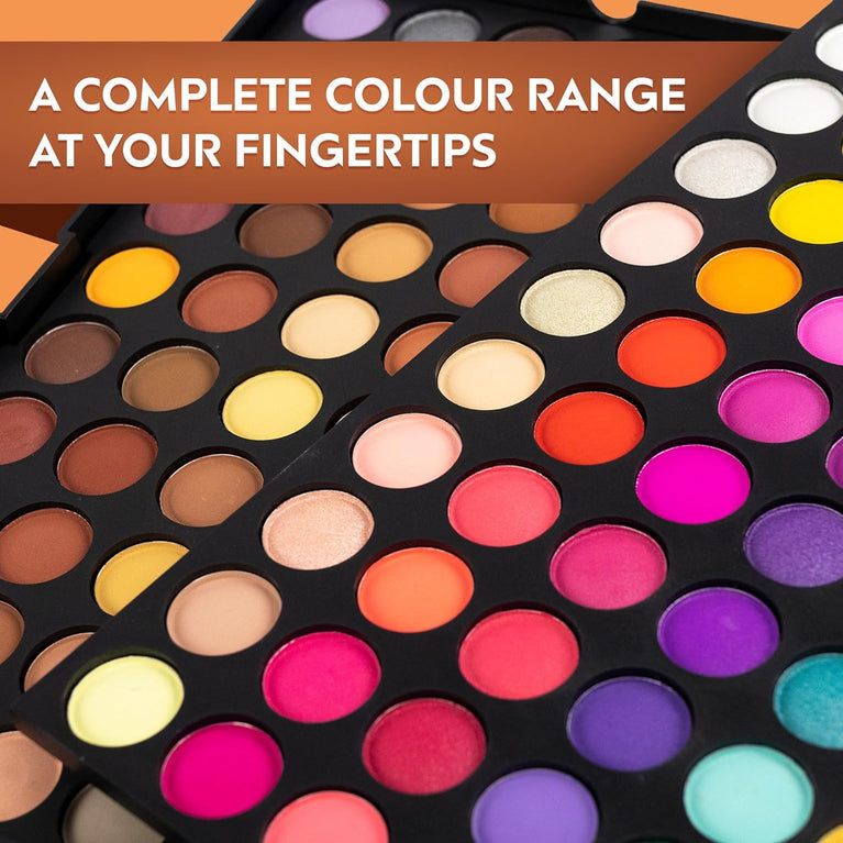 LaRoc's Ultimate Eyeshadow Collection | 120 Shades of Pigmented and Blendable Matte, Shimmer, Glitter and Metallic Shadows | Versatile Makeup Palette for All Occasions
