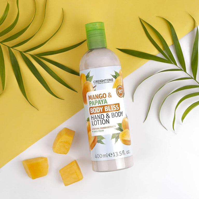 Mango & Papaya Hand and Body Lotion by Body Bliss - 400ml