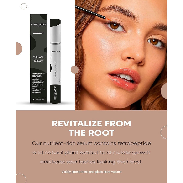 Ultimate Lash Elixir - London's Best Eyelash and Brow Enhancing Growth Serum for Dramatic, Lush and Long Lashes