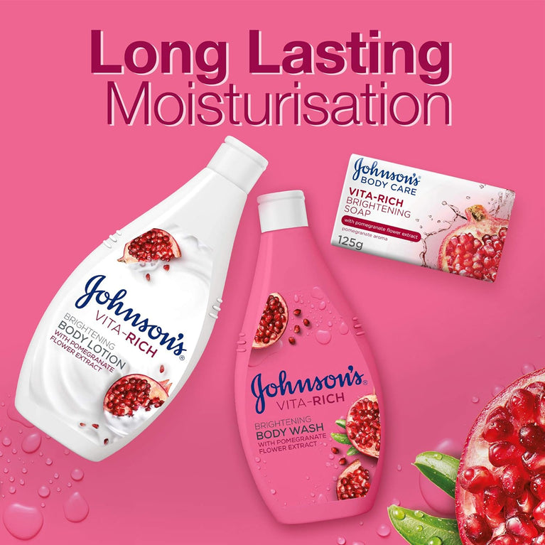 Johnsons Adult Vita-Rich Brightening Pomegranate Body Lotion - 400 ml