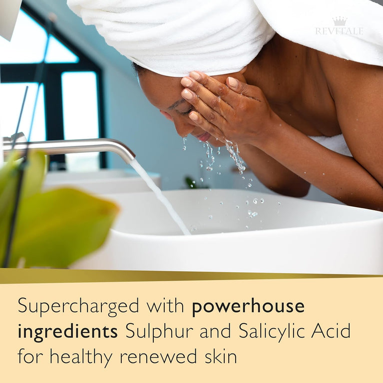 Revitale Advanced Salicylic Acid & Sulphur Scrub Treatment Soap - Ultimate Skin Transformation