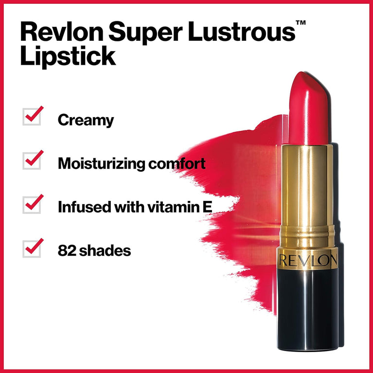 Revlon Silk-Infused Vitamin Lipstick, 4.2 g, Shade 805, Kissable Pink