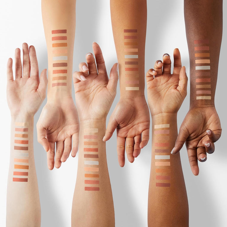 Profusion Cosmetics Ultimate Blendable Nudes Eyeshadow Palette with 10 Versatile Shades, Multicolour