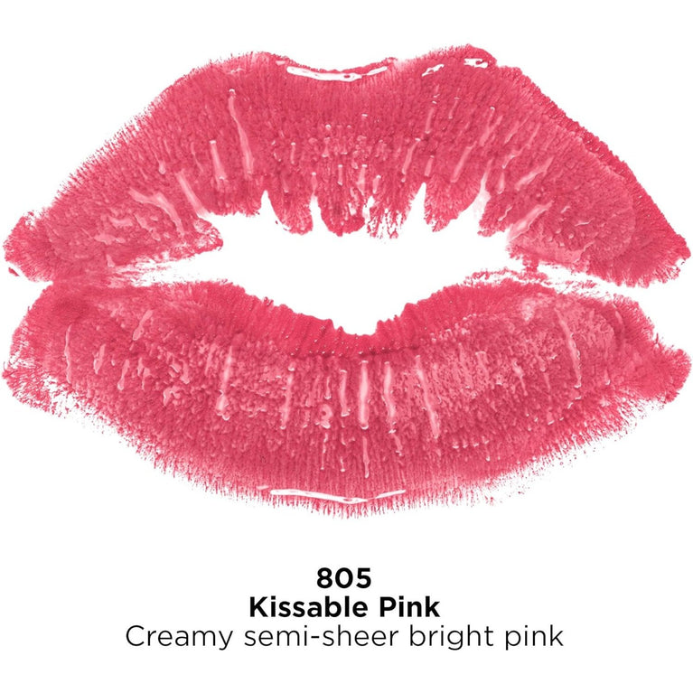 Revlon Silk-Infused Vitamin Lipstick, 4.2 g, Shade 805, Kissable Pink
