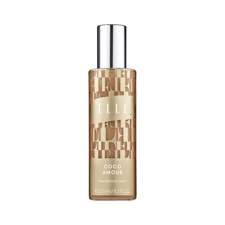 ELLE Coco Amour Body Mist - Luxurious Gold Bottle, 250 ml