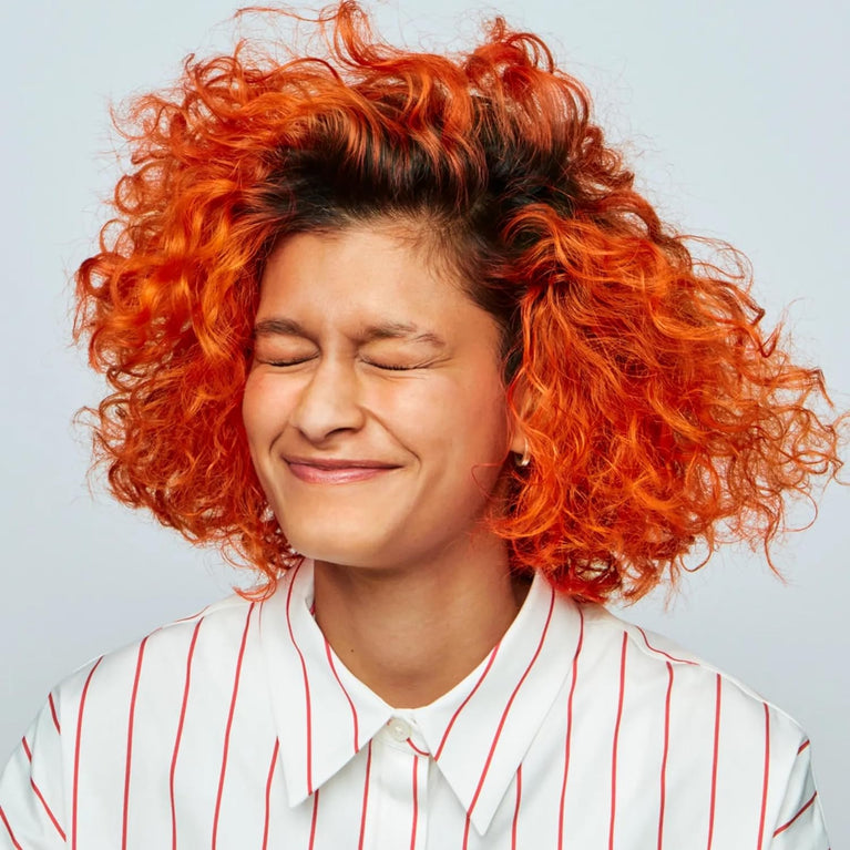 BLEACH LONDON Tangerine Dream Semi-Permanent Hair Colour Cream - Bright Orange, Vegan, Cruelty Free, Vibrant Temporary Dye 150 ml