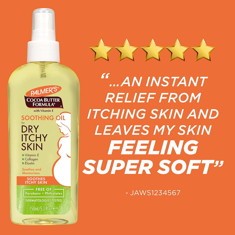 Palmer's Cocoa Butter Formula Soothing Oil for Dry, Itchy Skin 150ml