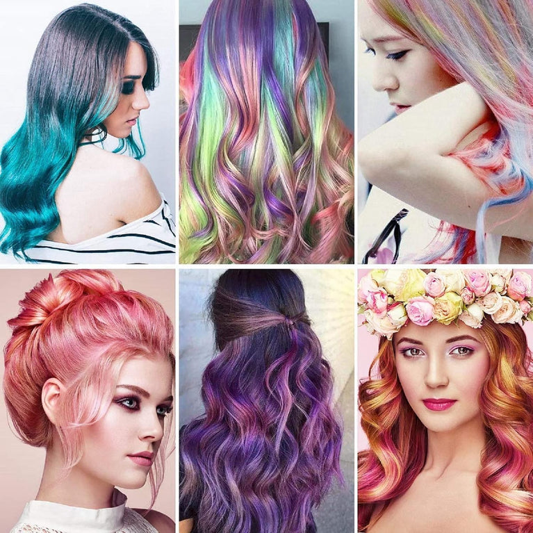 5PCS Coloured Hair Spray Wash Out Kids,Pink Hair Dye,Blue Hair Spray Colour For Kids,Pink Hair Spray Wash Out,Hair Mascara, Kids Hair Dye Pray,Colour Hair Sprays Kids Wash Out,Wash In Hair Colour