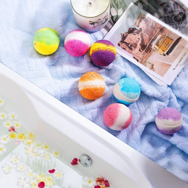 12-Piece TTRWIN Bath Bombs Gift Set for a Relaxing and Nourishing Bathing Experience