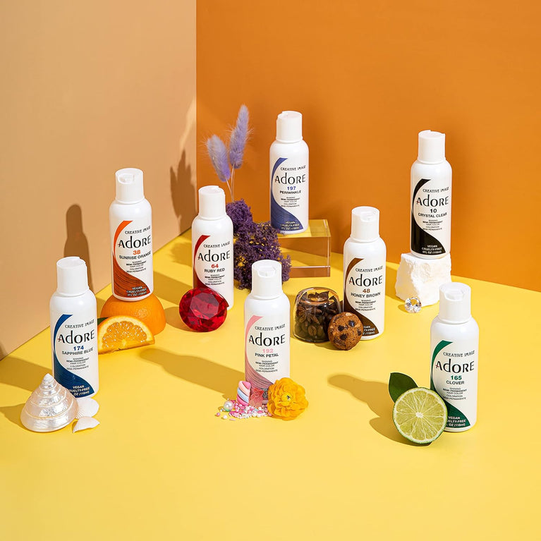 Adore Illuminating Semi Permanent Hair Dye, Crystal Clear 10