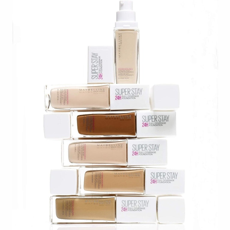 Maybelline New York Superstay 24H All-Day Coverage Foundation, Caramel Shade 60, 30ml