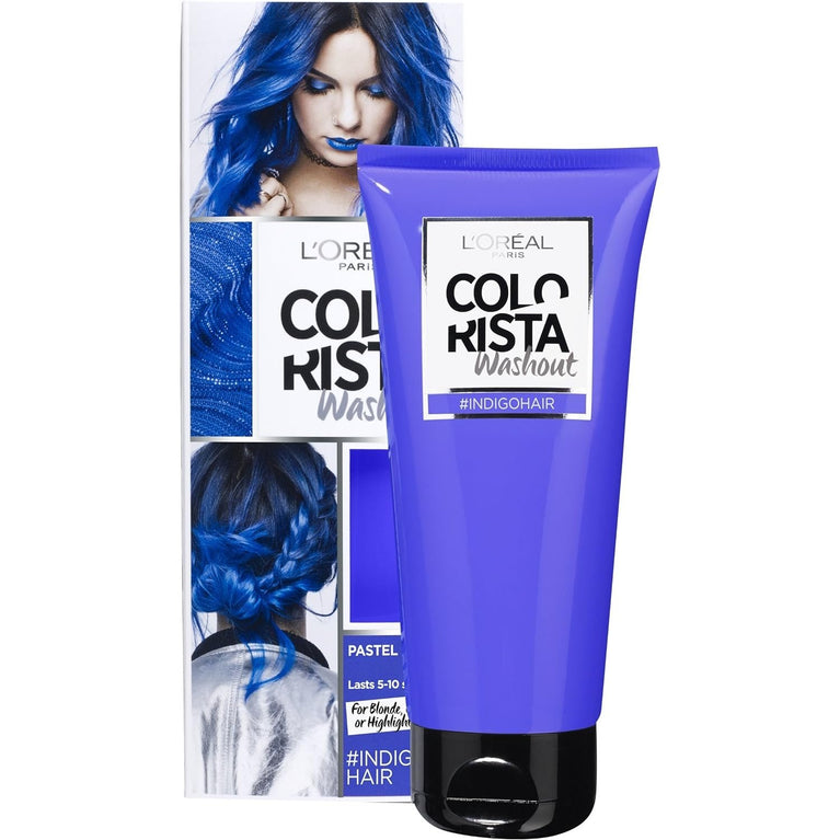 L'Oréal Colorista Washout Indigo Blue Semi-Permanent Hair Dye