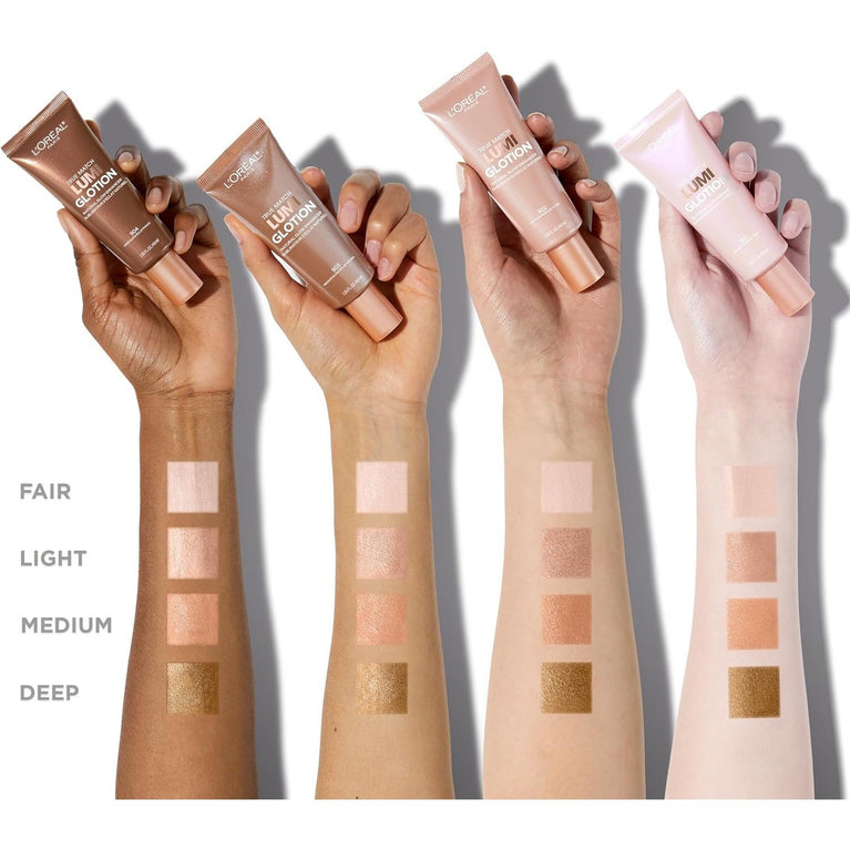 L'Oreal Lumi Glotion Illuminating Tinted Bronze Highlighter for Natural Glow - Medium 903