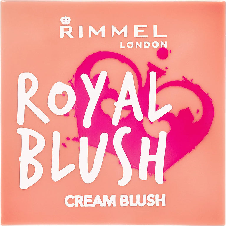 Rimmel London Peach Jewel Royal Blush - Natural Radiance Cream-to-Powder Blush, 3.5g