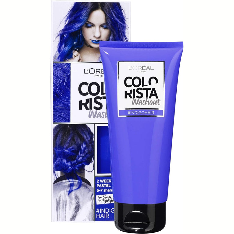 L'Oréal Colorista Washout Indigo Blue Semi-Permanent Hair Dye
