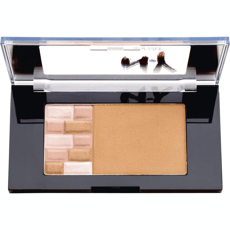 Maybelline NewYork Illuminating Shimmer Bricks & Matte Bronzer Palette, 01 Blondes
