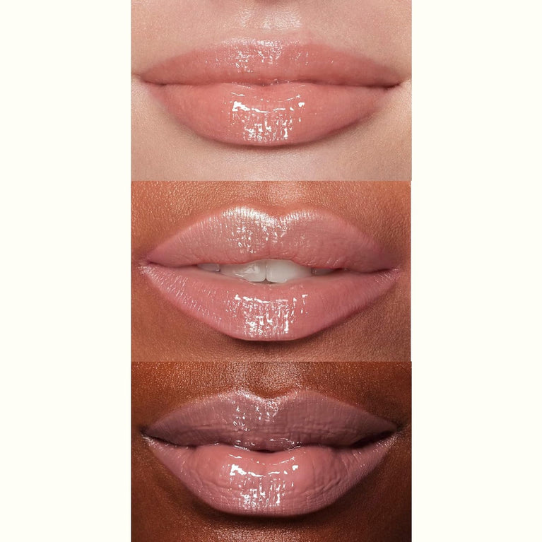 e.l.f. Ultra-Shiny Vitamin-Infused Lip Lacquer, Whisper Pink - Nourishing and Hydrating Vegan Lip Gloss with Sheer Colour, Non-Sticky Formula, Cruelty-Free
