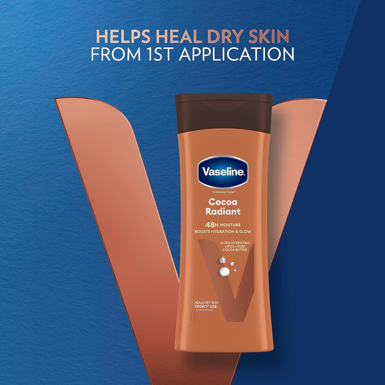 Vaseline Intensive Care Cocoa Radiant Body Lotion for Dry Skin 200 ml