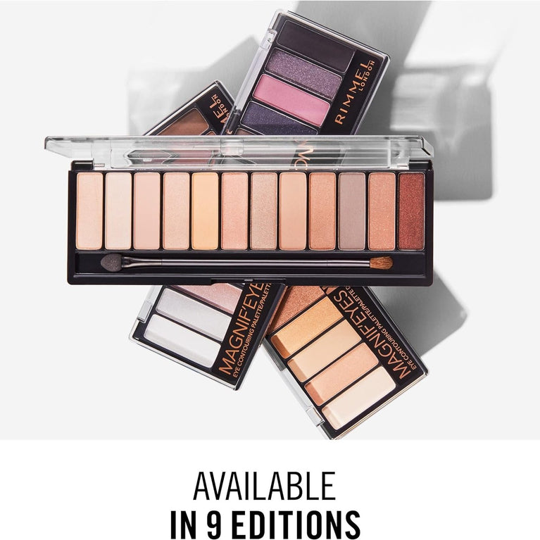 Rimmel Magnif'eyes Long-Lasting 12-Shade Eyeshadow Palette - Nude Edition