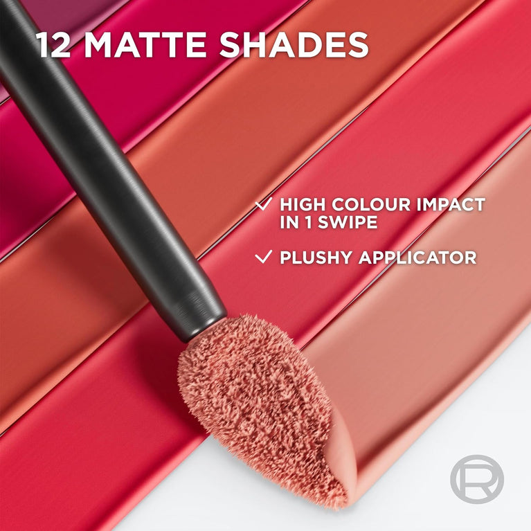 L'Oréal Paris Infallible 120 Major Crush Liquid Lipstick: Hyaluronic Acid Infused, Long-Lasting, Transfer-Resistant Matte Finish