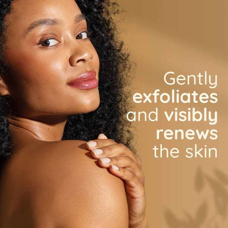 Aveeno Skin Renewal Gentle Body Scrub, Exfoliates & Renews Dry, Bumpy Skin, with Prebiotic Oat, Naturally Derived PHA & Niacinamide, 200ml