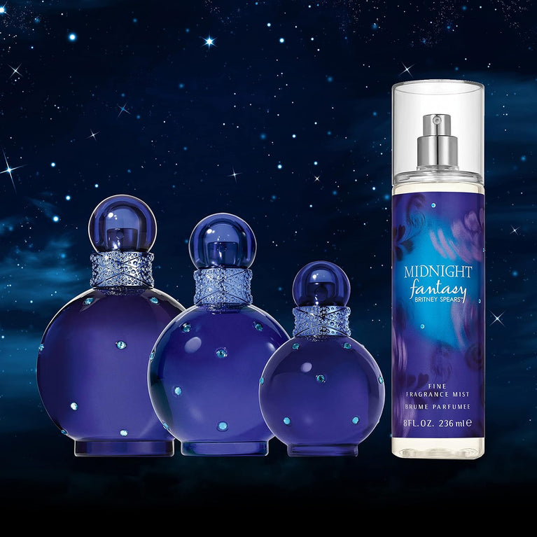 Britney Spears Midnight Fantasy Eau de Parfum, 50 ml - Sensual and Mysterious Fragrance by Britney Spears