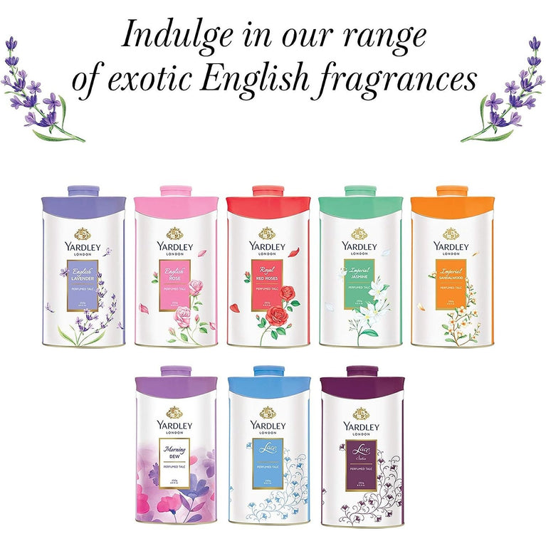 Yardley London English Lavender Scented Deodorizing Talcum Powder 100g