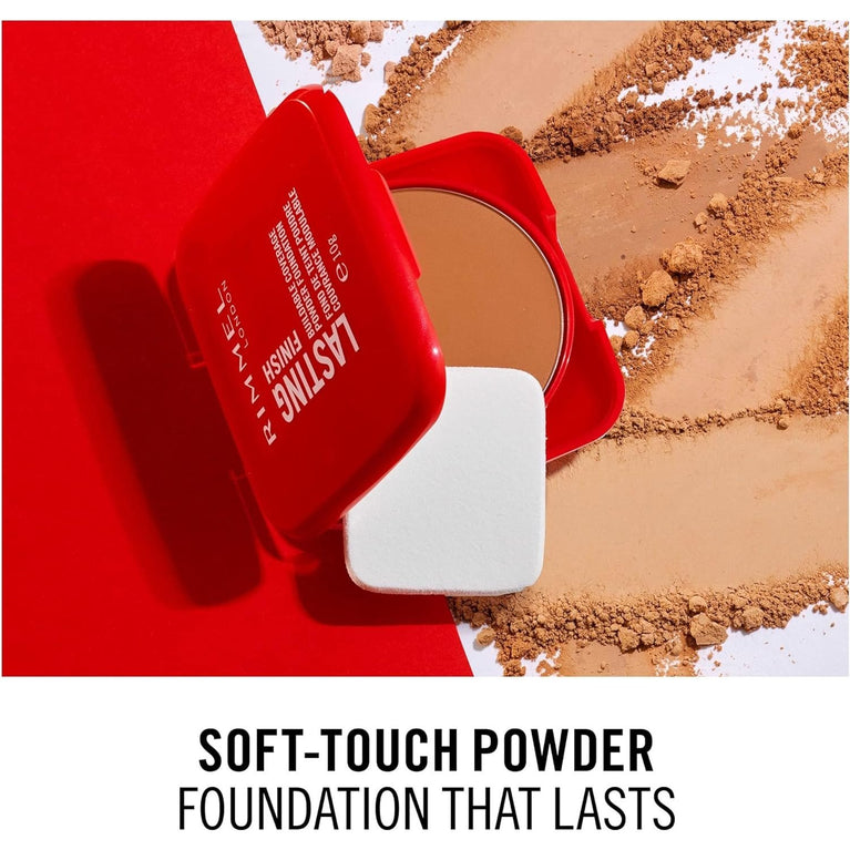 Rimmel London 001 Fair Porcelain Lightweight Compact Foundation with Long-lasting Coverage, 7g