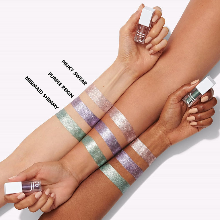 e.l.f High-Impact Liquid Glitter Eyeshadow in Pinky Swear