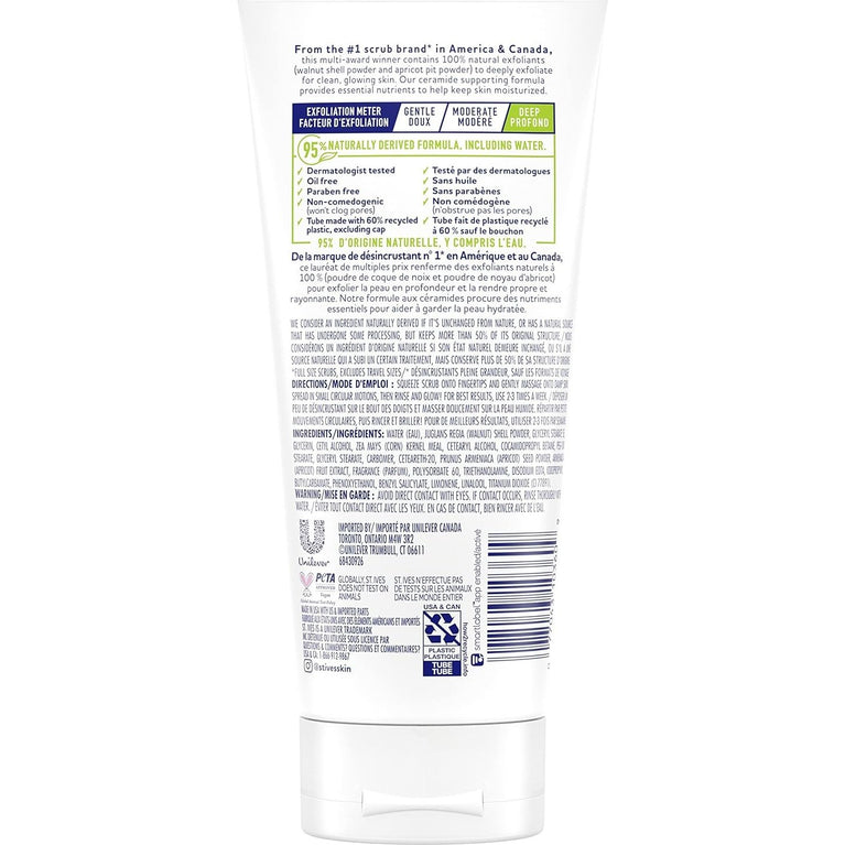 St Ives Fresh Skin Invigorating Apricot Scrub with Oil-Free Salicylic Acne Medication