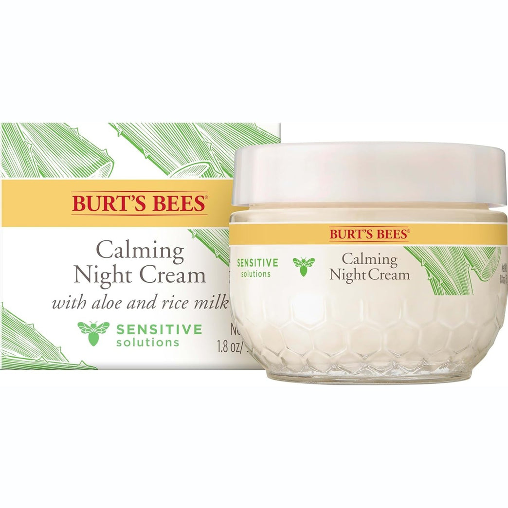 Burt's Bees Nightly Soothing Cream for Sensitive Skin, 50g