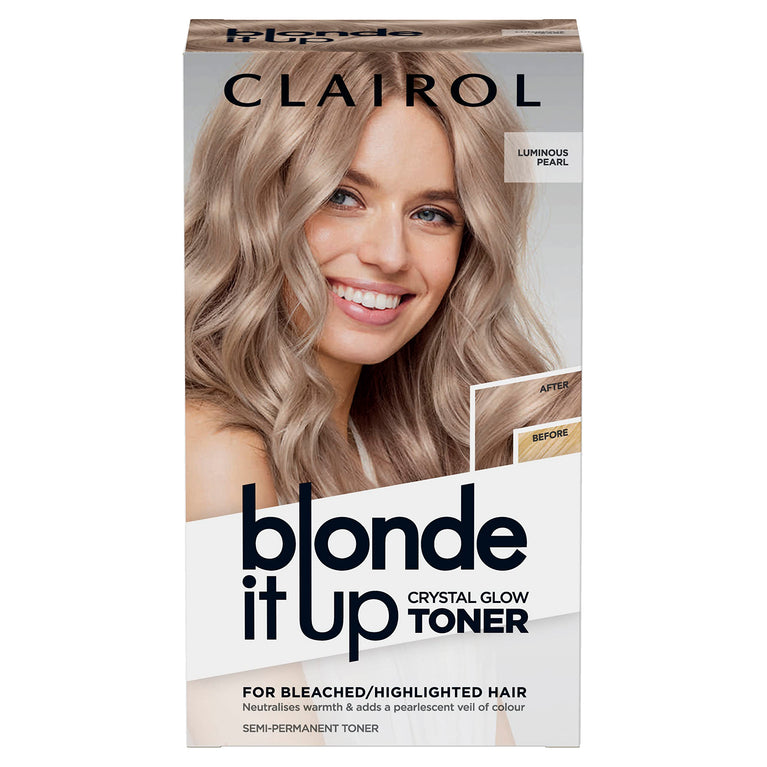 Clairol Luminous Pearl Blonde Crystal Glow Toner & Gloss Treatment