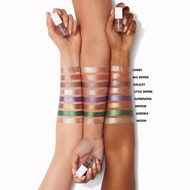 e.l.f Moon Shade Liquid Metallic Eyeshadow for Bold, High-Impact Look with Long-Lasting Effect