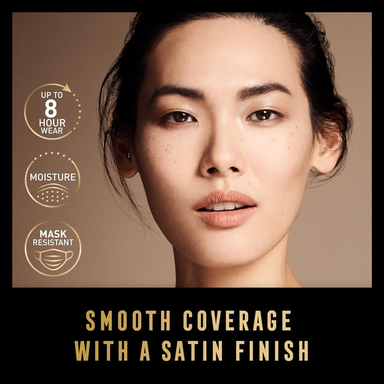 MAX FACTOR Facefinity All-Day Shine-Control Compact Foundation with SPF 20 - 003 Natural Rose, Vegan Formula, 10g