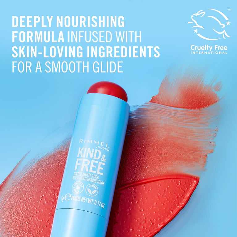 Rimmel Kind & Free Peachy Cheeks Multi-Use Beauty Stick