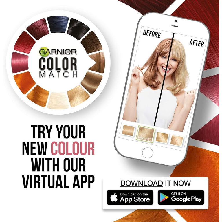 Garnier Belle Color Blonde Hair Dye - 111 Extra Light Ash Blonde (Pack of 3) for Natural-Looking Hair with Grey Coverage