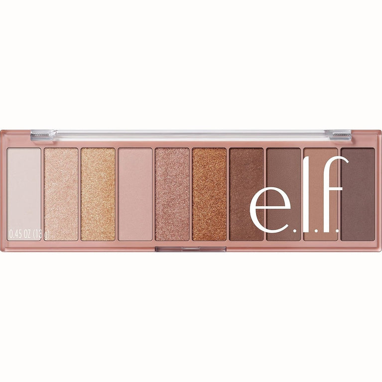 e.l.f. Ultimate Neutral Eyeshadow Collection, Ten Highly-Pigmented Shades, Smooth & Blendable, Vegan, Cruelty-free, Need It Nude Edition (Packaging May Vary)