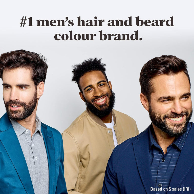Medium Brown Just for Men Moustache & Beard Dye - Grey Eliminator for a Fuller Look - M35