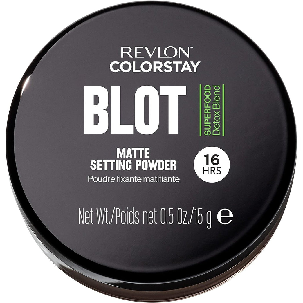 Revlon ColorStay Matte Finish Setting Powder with Oil Control and Detoxifying Superfood Blend