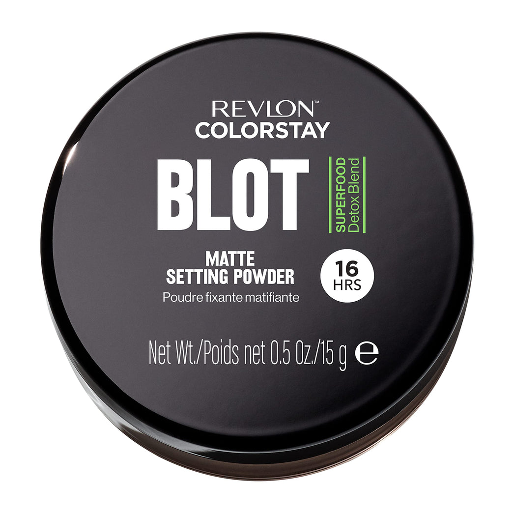 Revlon ColorStay Matte Finish Setting Powder with Oil Control and Detoxifying Superfood Blend