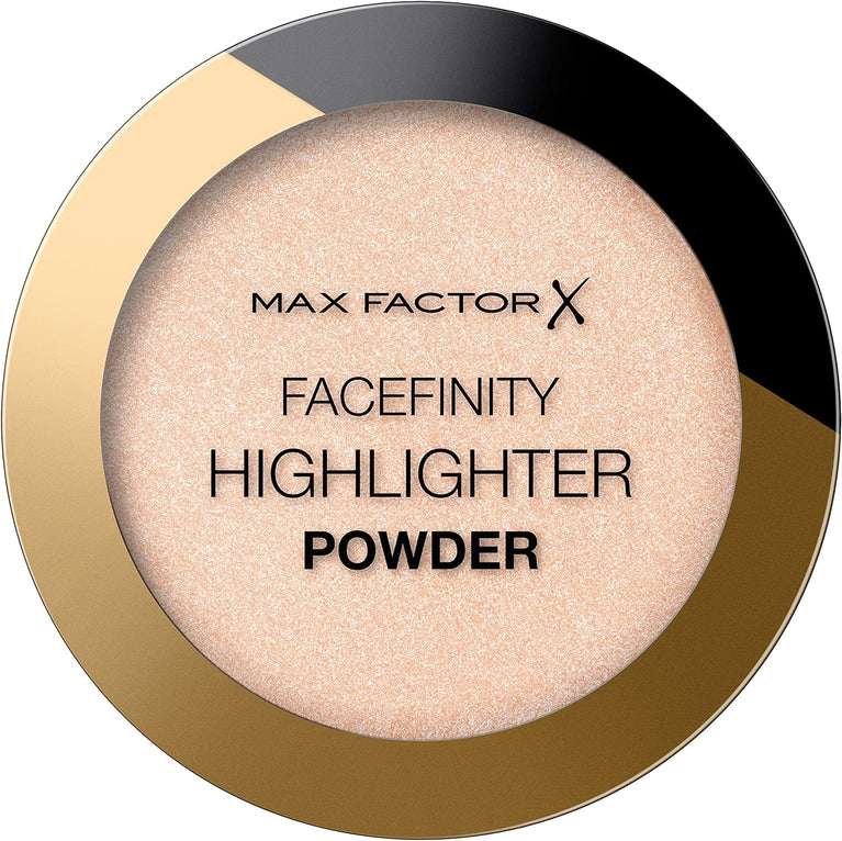 Max Factor Facefinity Nude Beam 001: Ultra-Lightweight Powder Highlighter for Flawless Glow