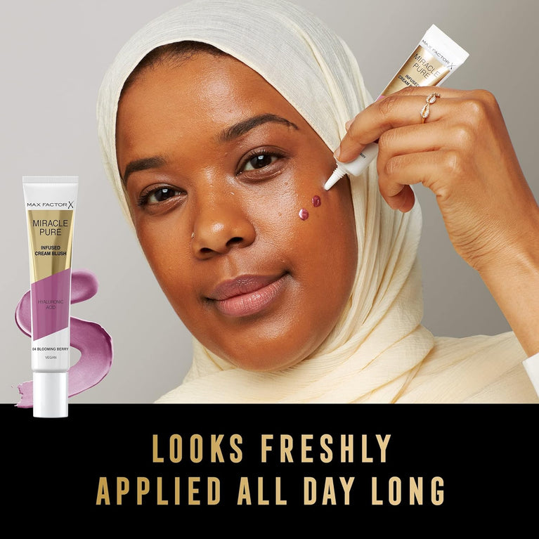 Max Factor Radiant Rose Hydrating Cream Blush with Hyaluronic Acid