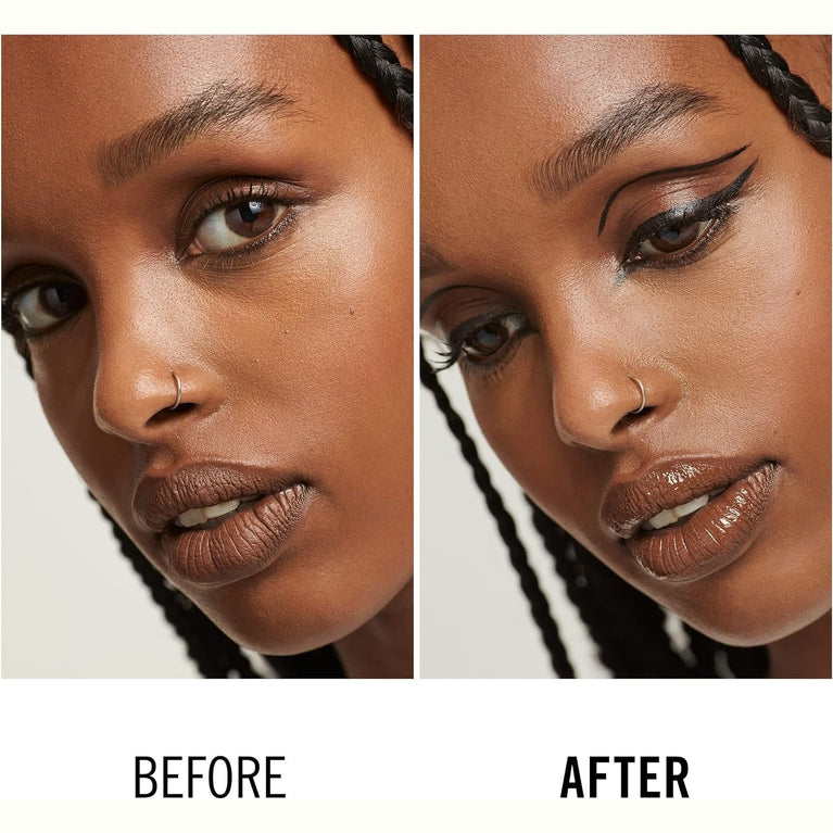 RIMMEL LONDON Scandal'eyes Dramatic Liquid Eyeliner - Waterproof & Smudge-proof - Intense Pigmentation & Matte Finish - 001 Black - 2.5ml