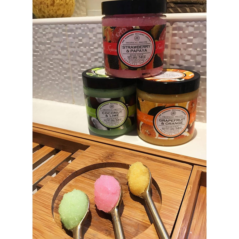 Exotic Mango and Passionfruit Sugar Scrub for Smooth and Radiant Skin